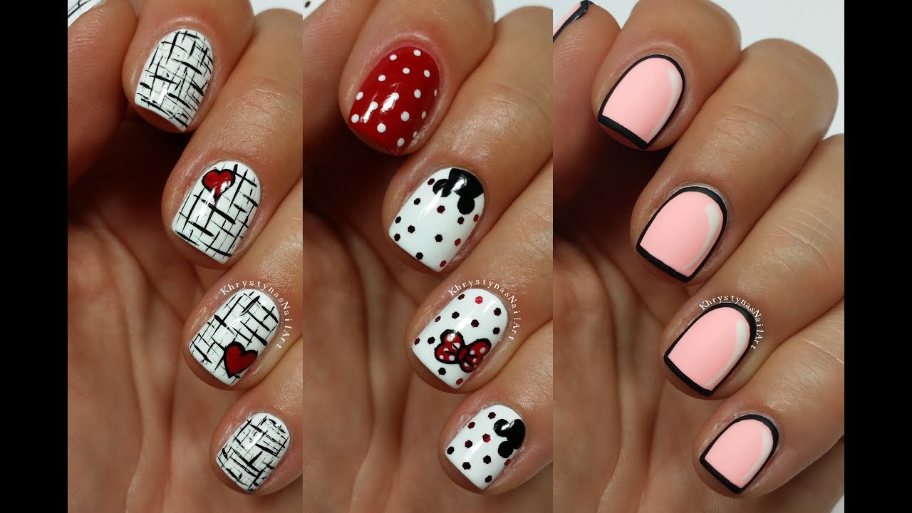 Nail Ideas For Short Nails
 3 Easy Nail Art Designs for Short Nails Freehand 5