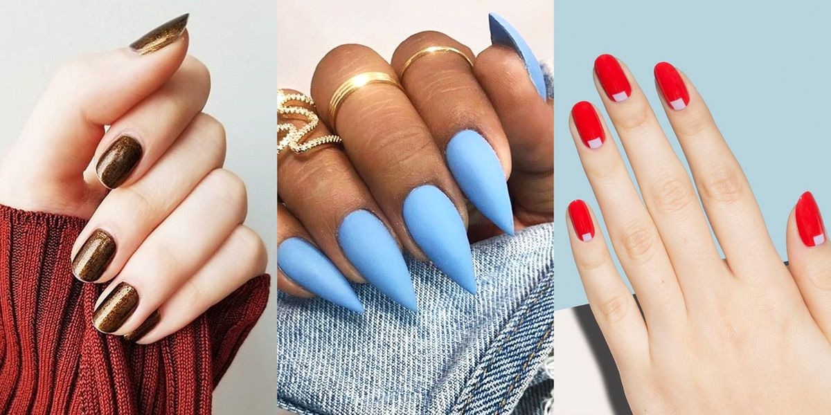 Nail Styles Shapes
 10 Best Nail Shapes of 2019 What Nail Shape Is Best for
