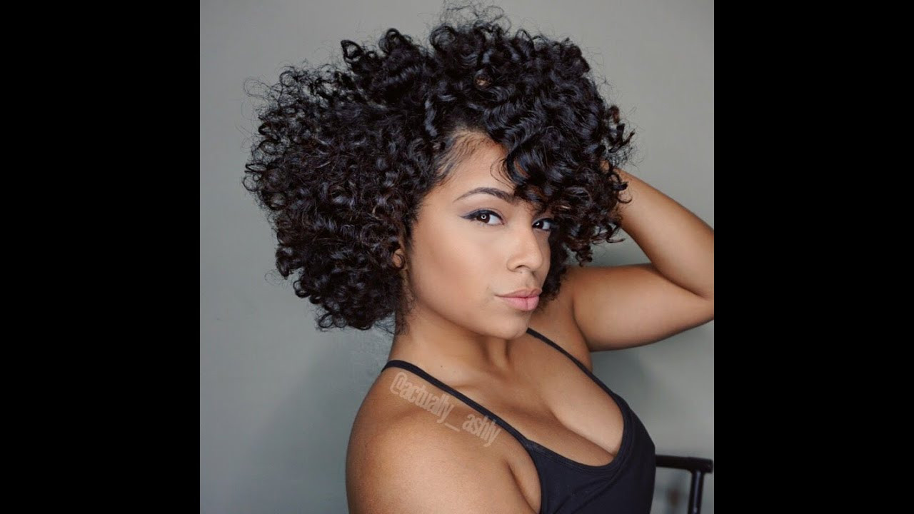 Natural Curly Hair Hairstyles
 Braid and Curl