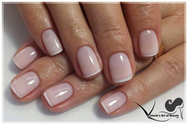 Natural Gel Nail Colors
 Gel nails French manicure Gentle Natural nails