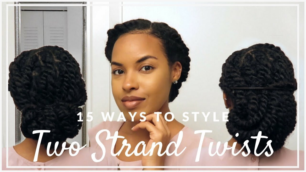 Natural Hairstyles For Working Out
 15 Ways to Style Two Strand Twists For Work School or