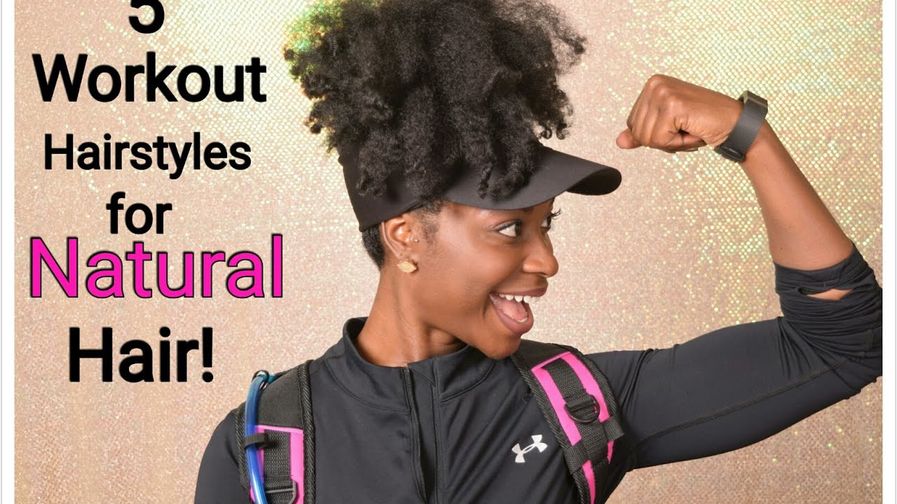 Natural Hairstyles For Working Out
 5 EASY Workout Hairstyles for NATURAL hair