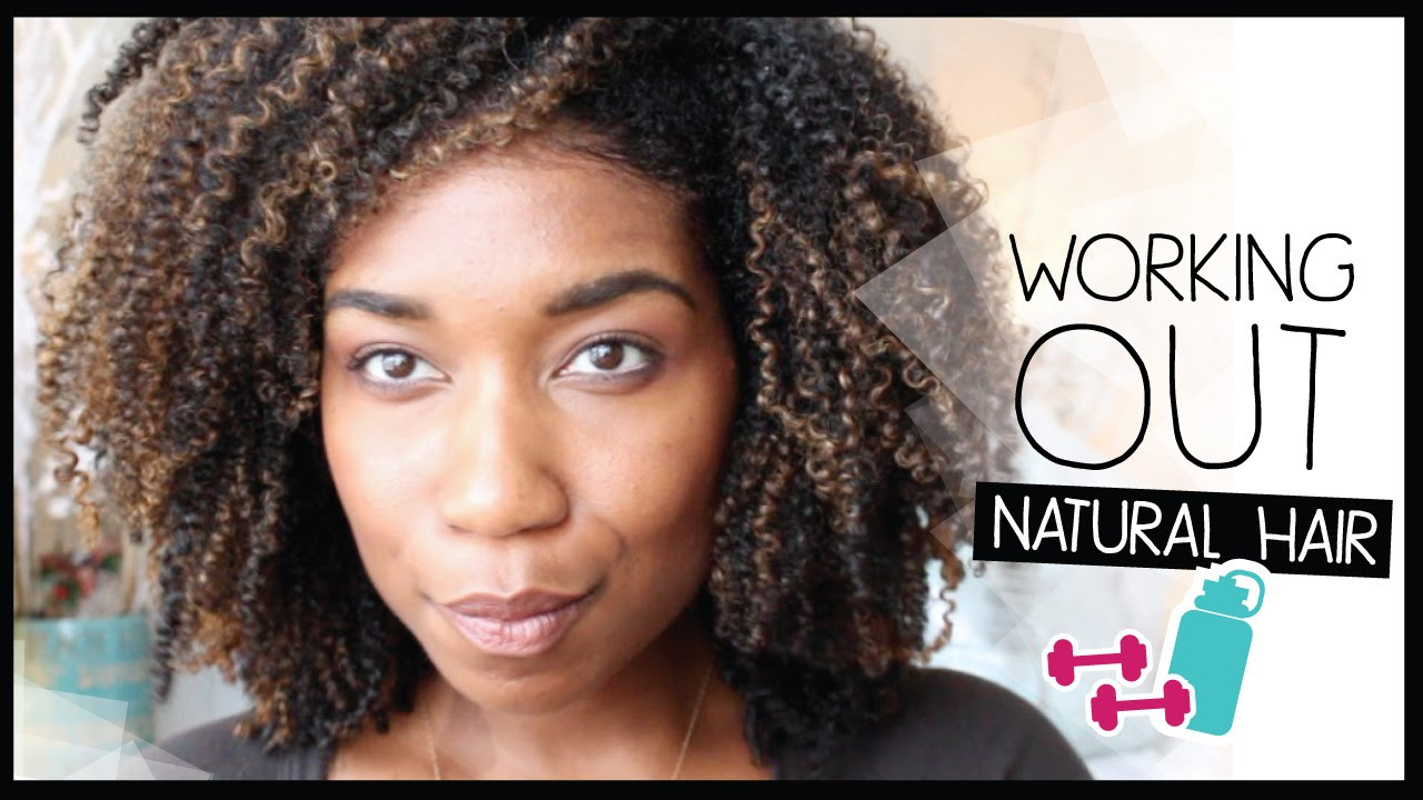Natural Hairstyles For Working Out
 GRWM Preparing My Natural Hair to Work Out Natural Hair