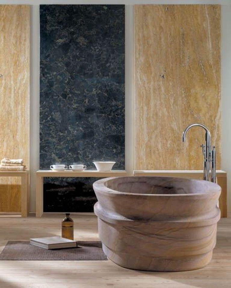 Natural Stone Bathroom Designs
 20 Amazing Bathroom Designs with Natural Stone Bathtub