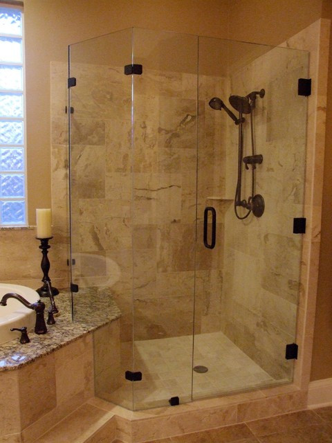 Natural Stone Bathroom Designs
 Master Bath Natural Stone Traditional Bathroom