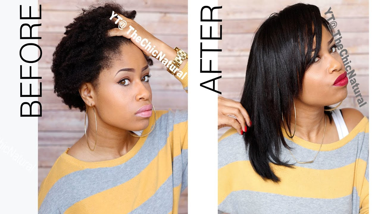 Natural Straight Hairstyles
 How To Straightening My Natural Hair