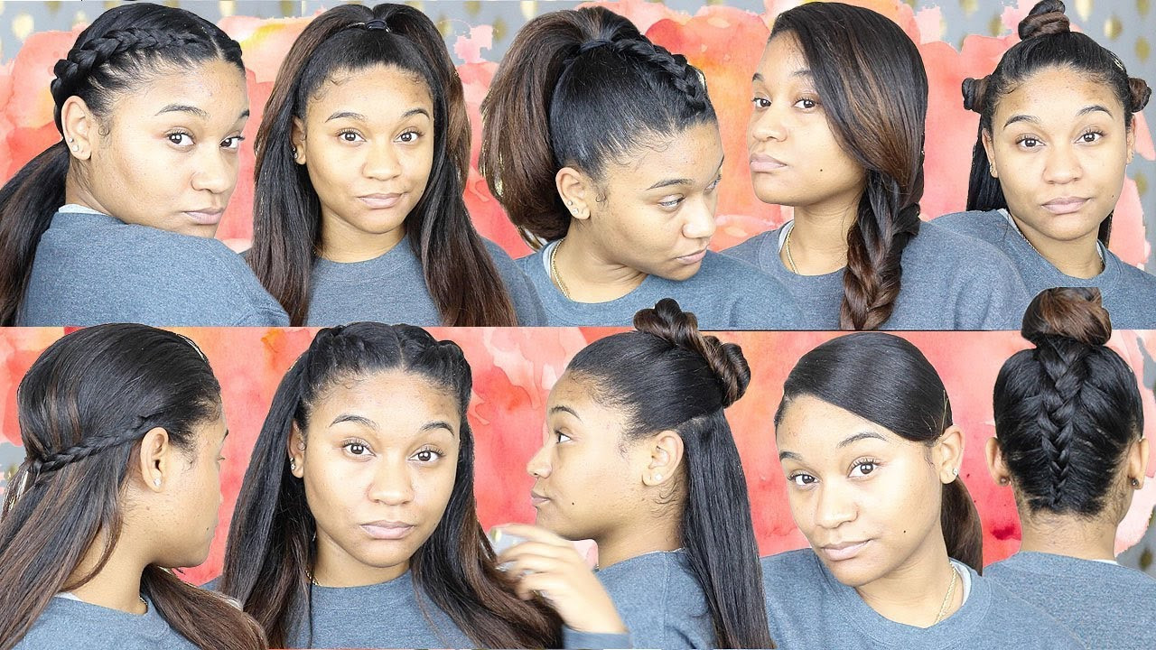 Natural Straight Hairstyles
 10 Easy Hairstyles for Straight Hair