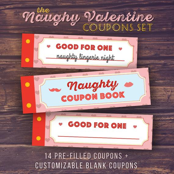 Naughty Gift Ideas For Boyfriend
 Gift for Boyfriend Naughty Love Coupon Book Printable