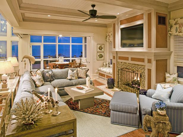 Nautical Living Room Ideas
 Serenity in Design Sea Side Themes