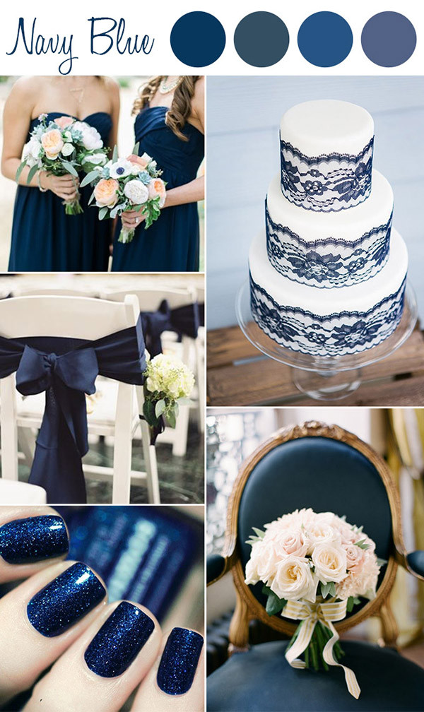 Navy Blue Wedding Color Schemes
 6 Perfect Shades Blue Wedding Color Ideas And Wedding