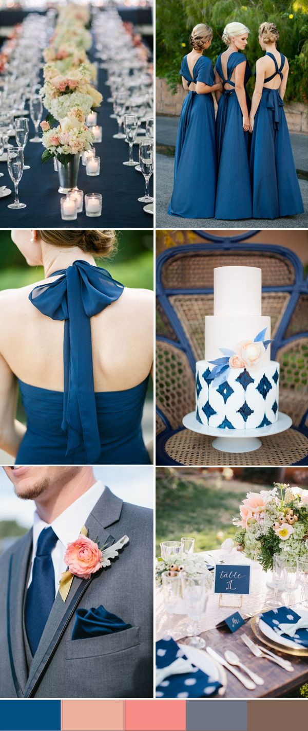 Navy Blue Wedding Color Schemes
 TOP 10 Wedding Colors for Spring 2016 Part e