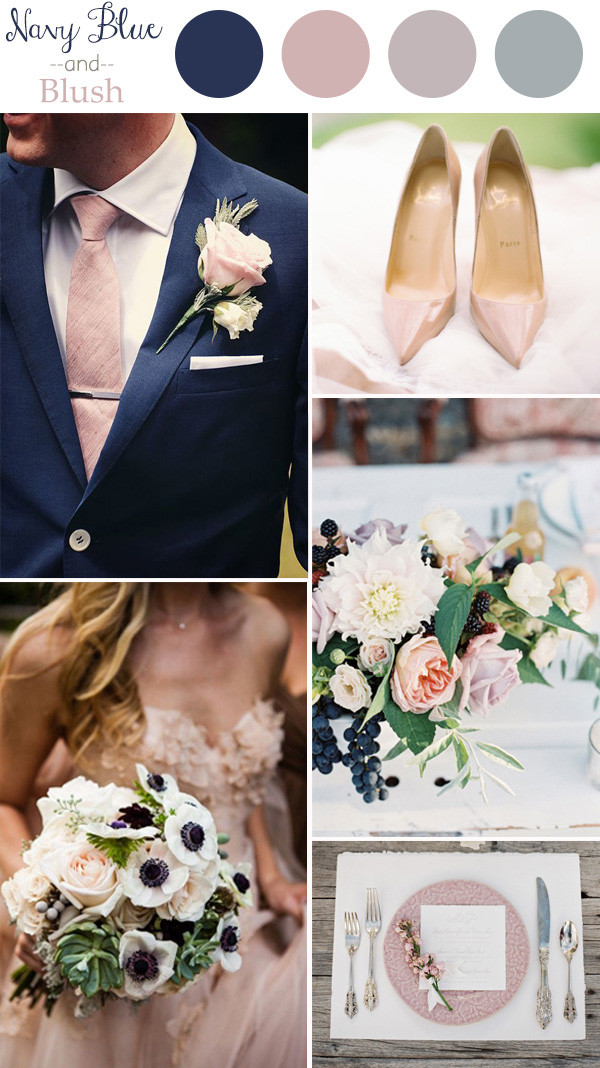 Navy Blue Wedding Color Schemes
 Wedding Colors 2016 Perfect 10 Color bination Ideas To