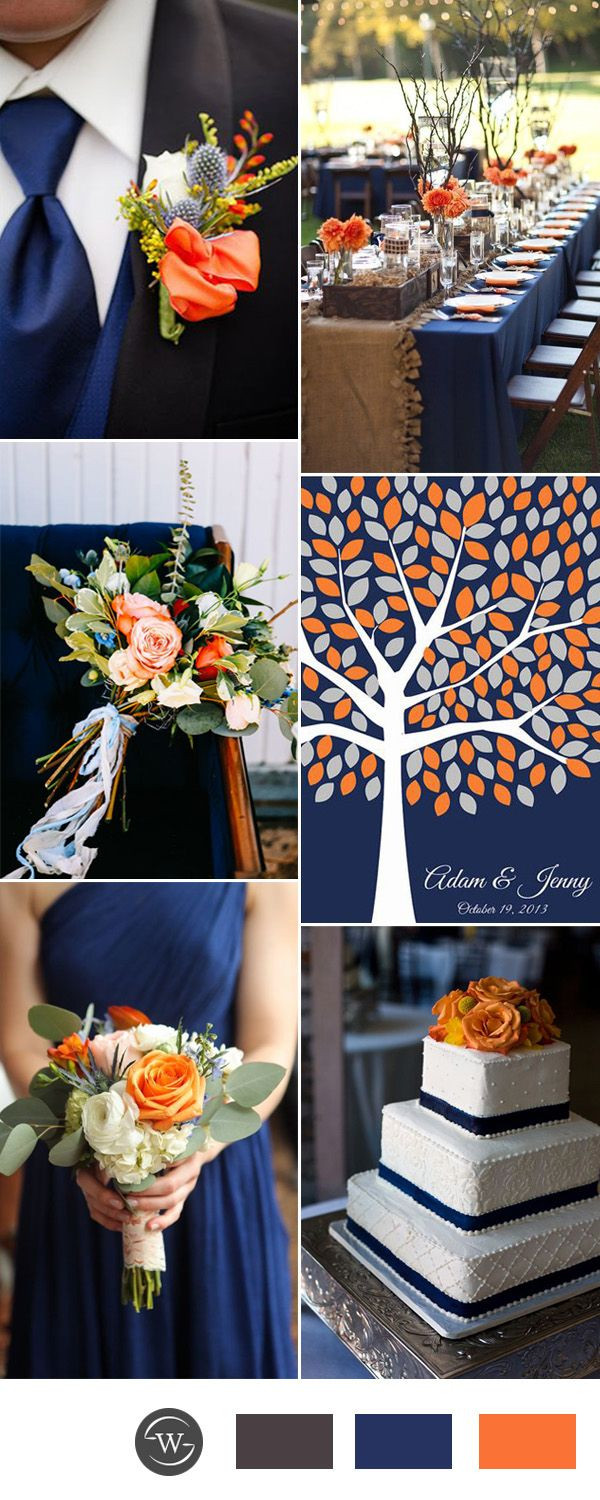 Navy Blue Wedding Color Schemes
 Stunning Navy Blue Wedding Color bo Ideas for 2017