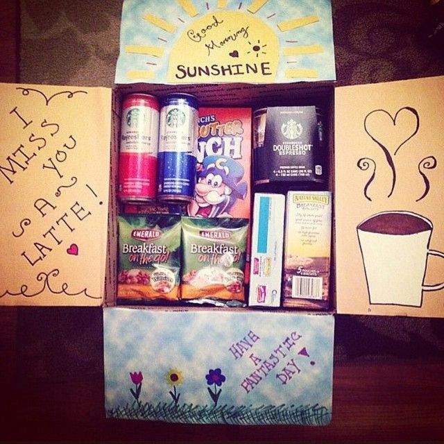 Navy Boyfriend Gift Ideas
 a simple morning carepackage for my boyfriend who is