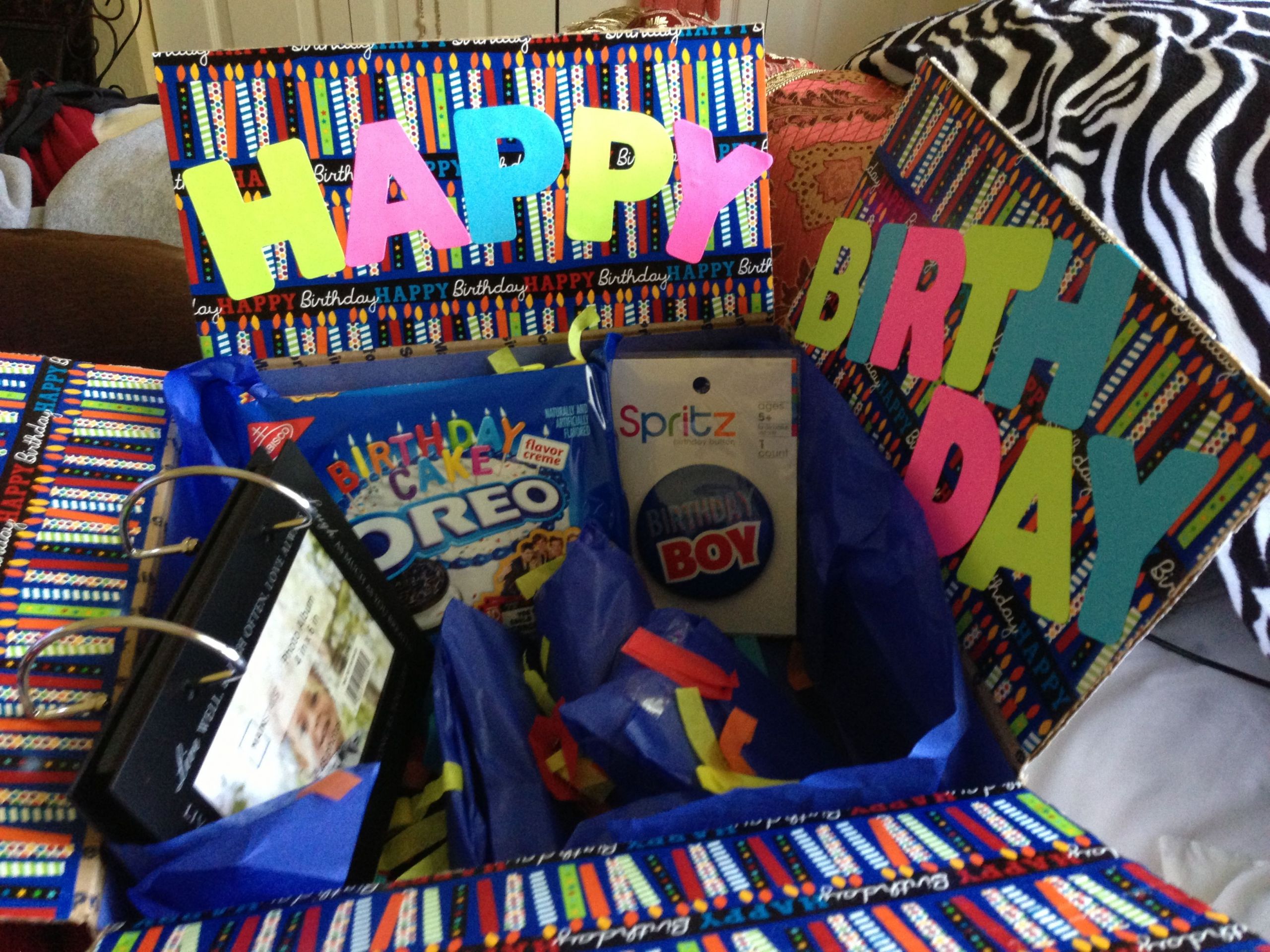 Navy Boyfriend Gift Ideas
 Birthday care package to boyfriend away in the navy