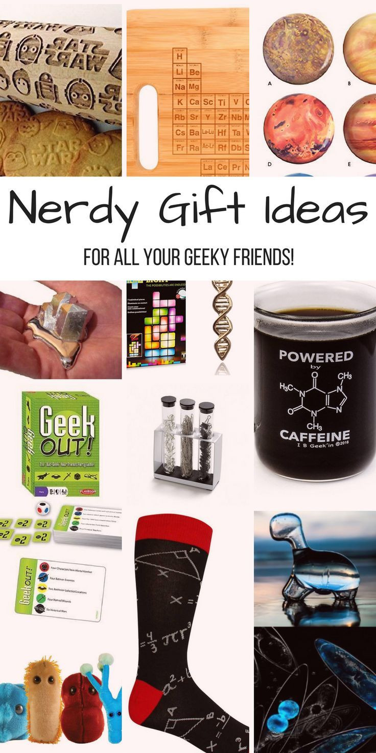 Nerd Gift Ideas For Boyfriend
 Science Math Geek and Star Wars Nerd t ideas