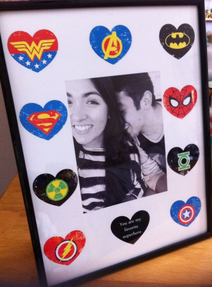 Nerdy Gift Ideas For Boyfriend
 For my superhero fan boyfriend diy ts