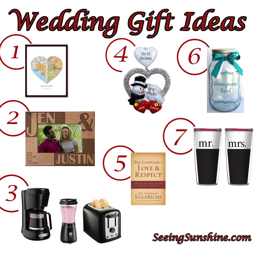 New Couples Gift Ideas
 Wedding Gift Ideas Seeing Sunshine
