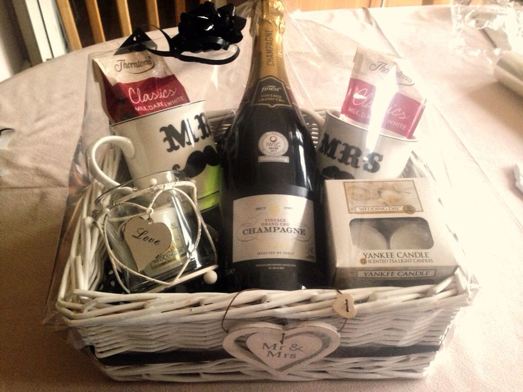 New Couples Gift Ideas
 Wedding present hamper idea his and hers theme with