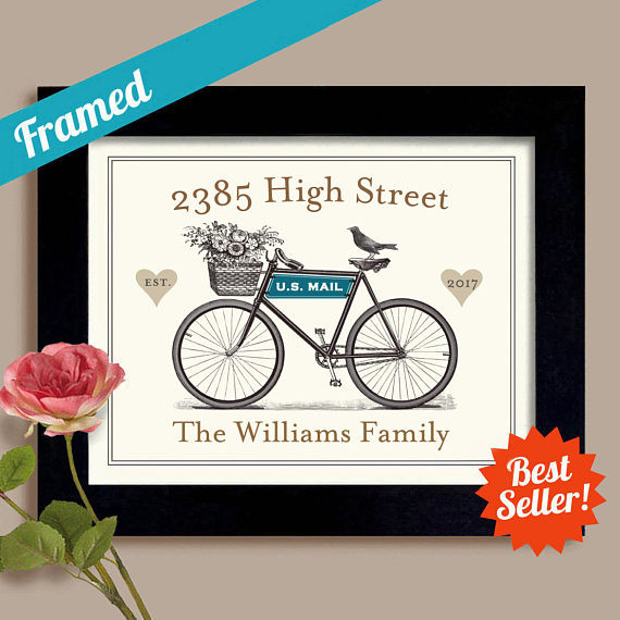 New Home Gift Ideas For Couples
 Personalized Housewarming Gift Idea For Couples New Home Gift
