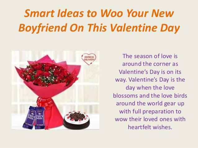 New Relationship Valentines Day Ideas
 Smart ideas to woo your new boyfriend on this valentine day
