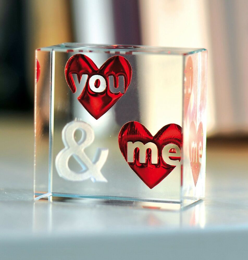 New Relationship Valentines Day Ideas
 Spaceform You & Me Glass Christmas Romantic Love Gift