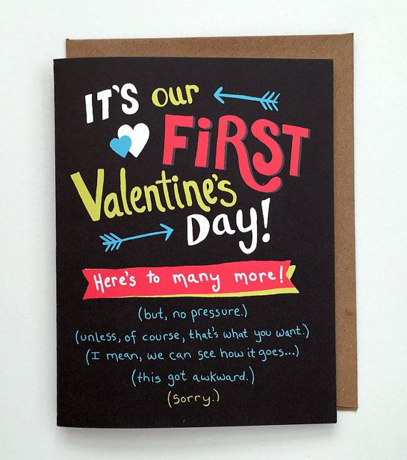 New Relationship Valentines Day Ideas
 Funny Valentine s Day Card for new relationships by