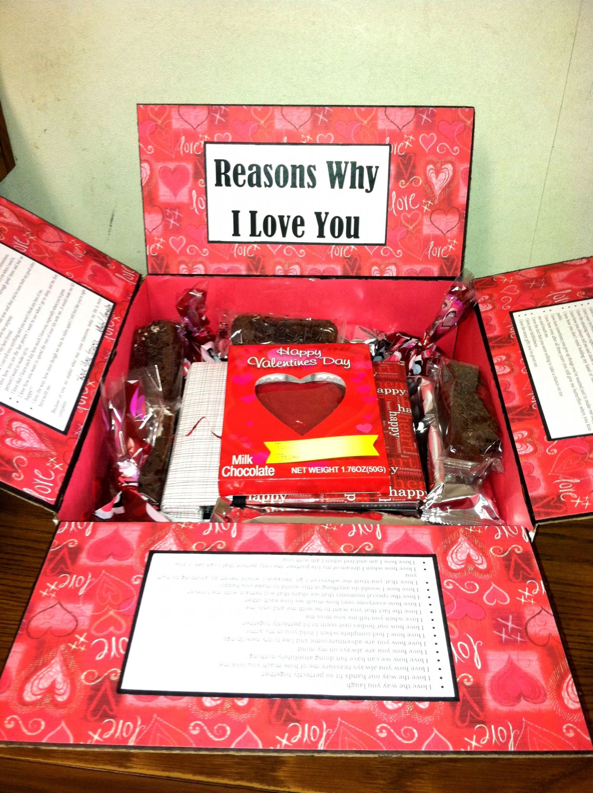 New Relationship Valentines Gift Ideas
 Valentine s Day Care Package I made for my Sol r
