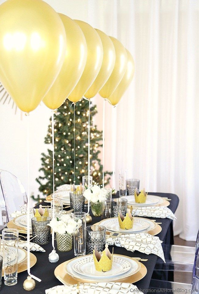 New Year Dinner Party Ideas
 16 DIY Decorations for the Most Festive New Year s Eve