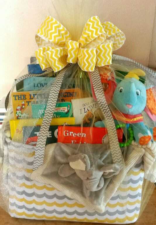 Newborn Gift Basket Ideas
 Baby s First Library Basket Gift