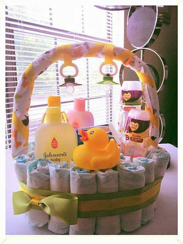 Newborn Gift Basket Ideas
 90 Lovely DIY Baby Shower Baskets for Presenting Homemade