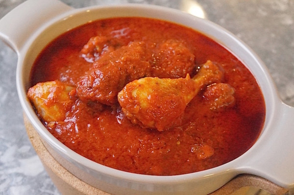 Nigerian Chicken Stew
 APRIL SEVEN APRON AND PANS NIGERIAN STYLE CHICKEN TURKEY