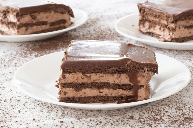 No Bake Chocolate Cake
 No Bake Chocolate Eclair Cake Recipe