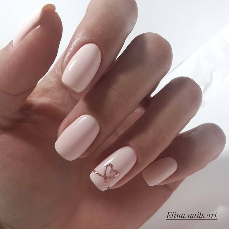 Nude Wedding Nails
 Wedding nails can be so much more than a French Manicure