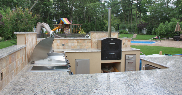 Nyc Fireplaces &amp; Outdoor Kitchens
 Recent Installation Fire Magic Outdoor Kitchen