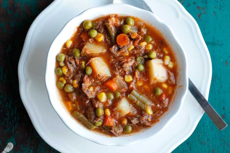 Old Fashioned Vegetable Beef Soup Recipes
 My Mom s Old Fashioned Ve able Beef Soup Smile Sandwich