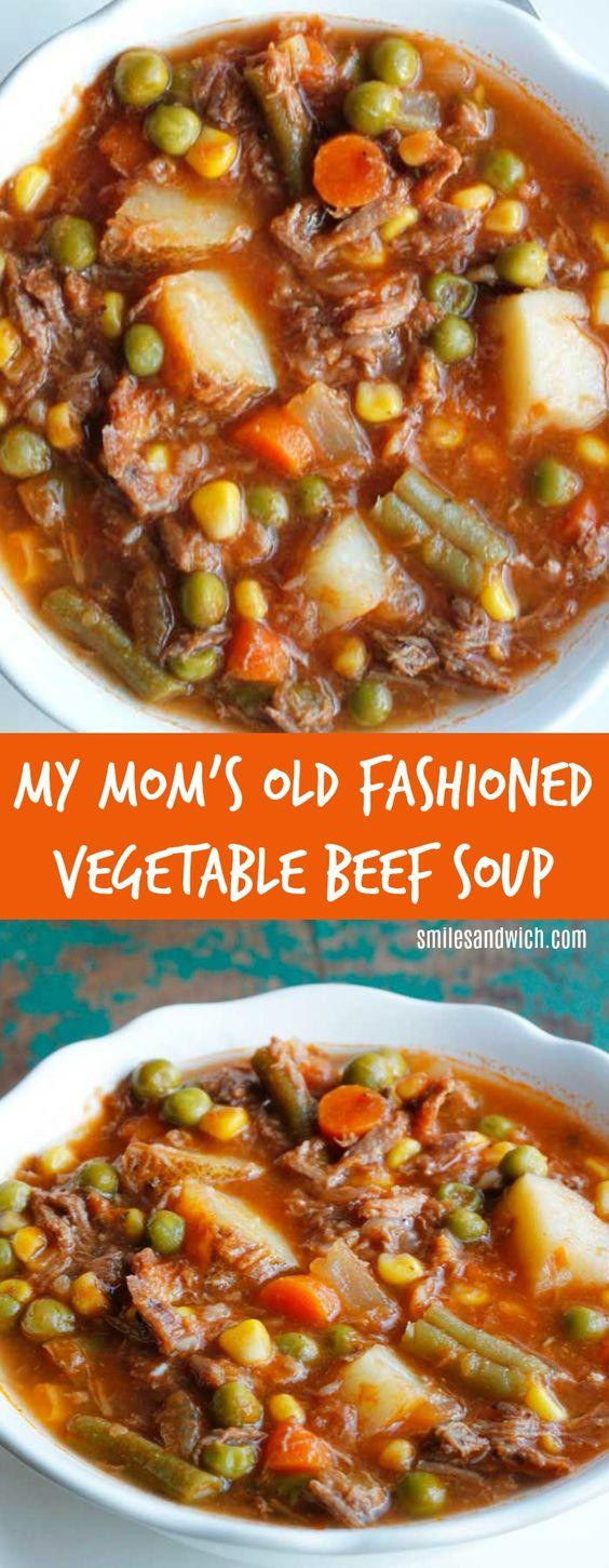 Old Fashioned Vegetable Beef Soup Recipes
 Ve able Recipes For Kids Kid Friendly Ve able Recipes