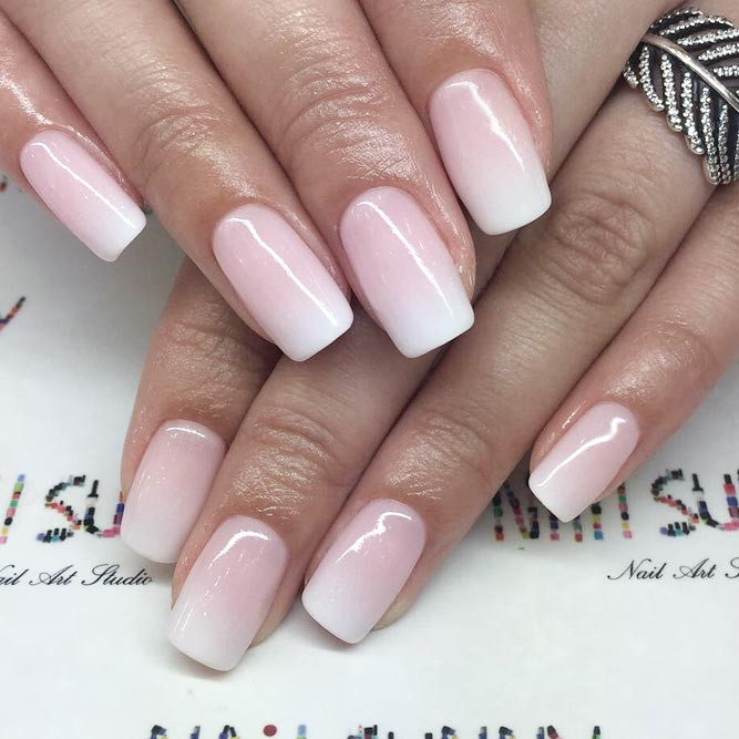 Ombre Wedding Nails
 Lovely Wedding Nails to Try This Season