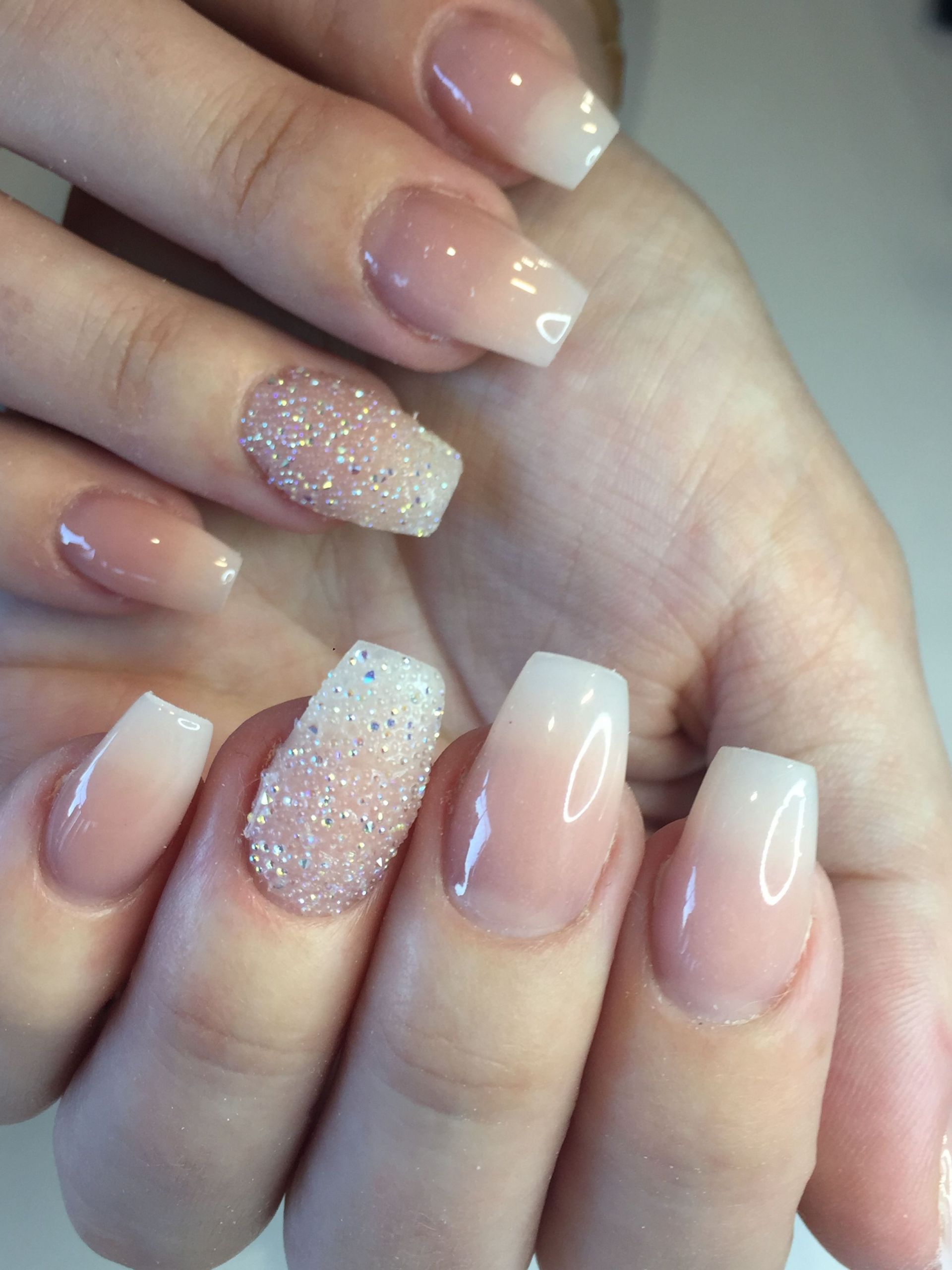 Ombre Wedding Nails
 Subtle ombre nails Those Nails in 2019