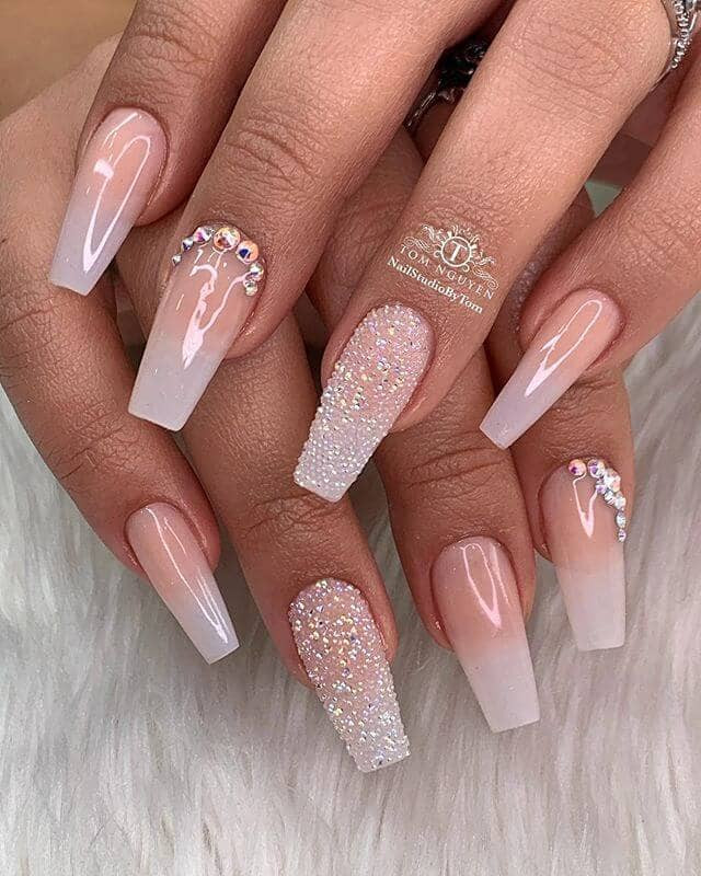 Ombre Wedding Nails
 50 Incredible Ombre Nail Designs Ideas That Will Look