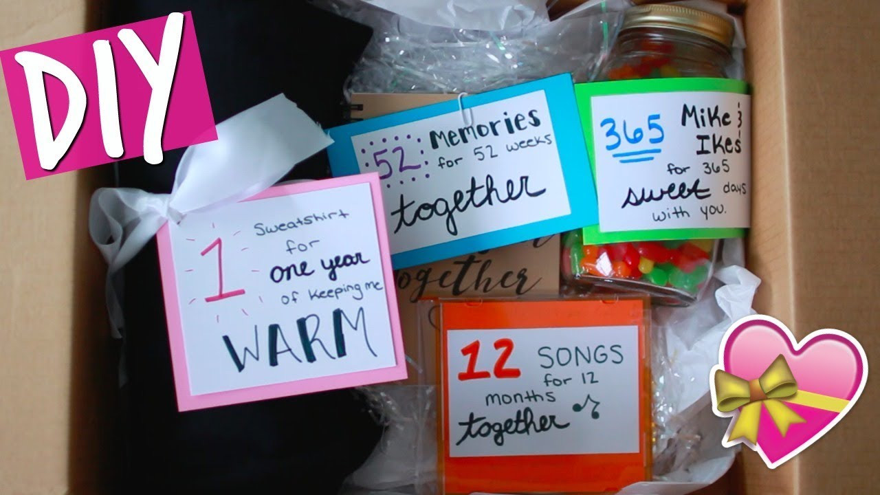 One Year Anniversary Gift Ideas For Boyfriend
 DIY ANNIVERSARY GIFT FOR HIM