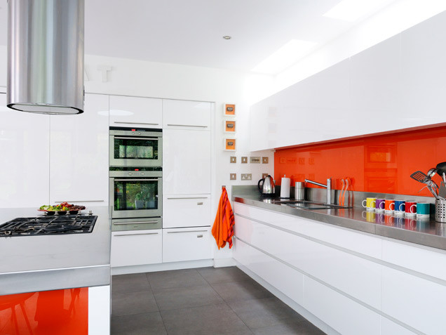 Orange Backsplash Kitchen
 Ideas for backsplash