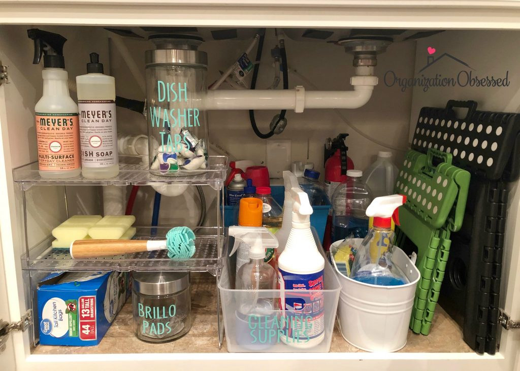 Organize Under Kitchen Sink
 15 Genius Under The Kitchen Sink Organization Ideas