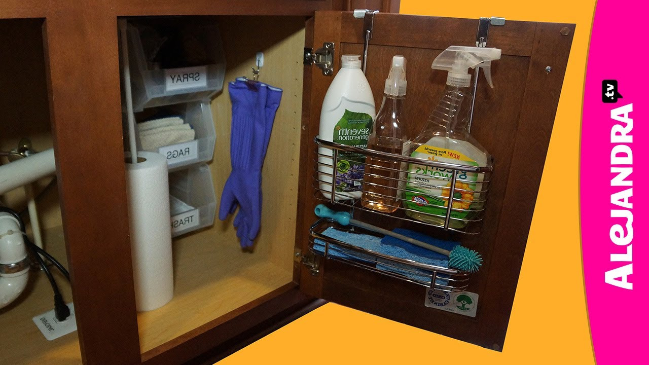 Organize Under Kitchen Sink
 How to Organize Under the Kitchen Sink Cabinet