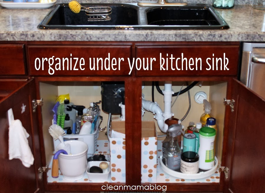 Organize Under Kitchen Sink
 31 Days of Spontaneous Organizing Day 21 Under your