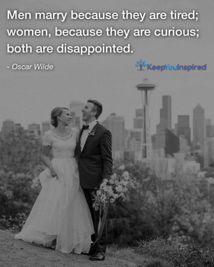 Oscar Wilde Marriage Quote
 103 Famous Marriage Quotes with