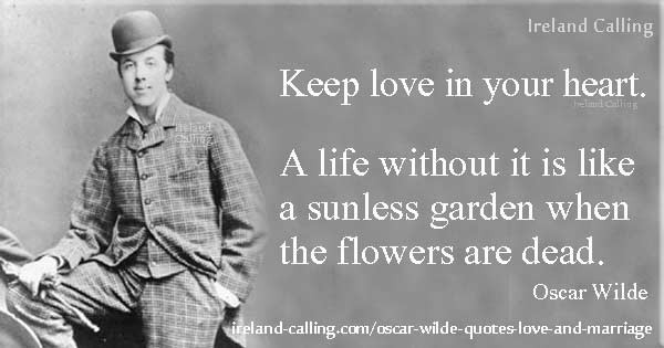 Oscar Wilde Marriage Quote
 Oscar Wilde quotes on love