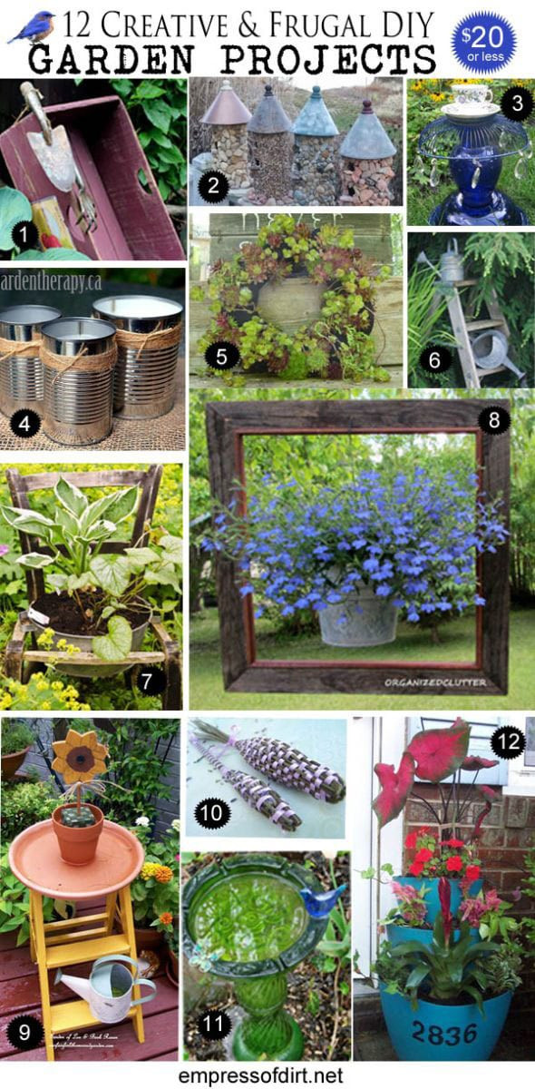 Outdoor Art Projects
 12 Creative and Frugal DIY Garden Projects Under $20