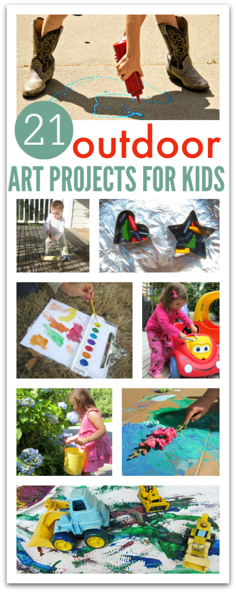 Outdoor Art Projects
 21 Outdoor Art Projects For Kids No Time For Flash Cards