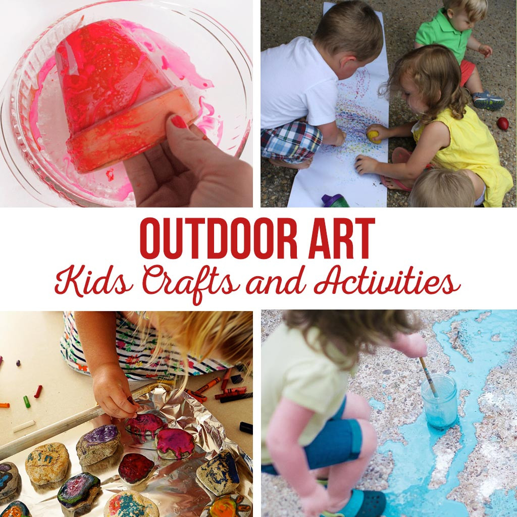 Outdoor Art Projects
 Outdoor Art Kids Crafts and Activities The Crafting Chicks